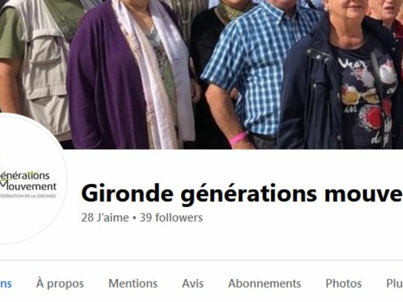 Générations Mouvement Gironde sur Facebook