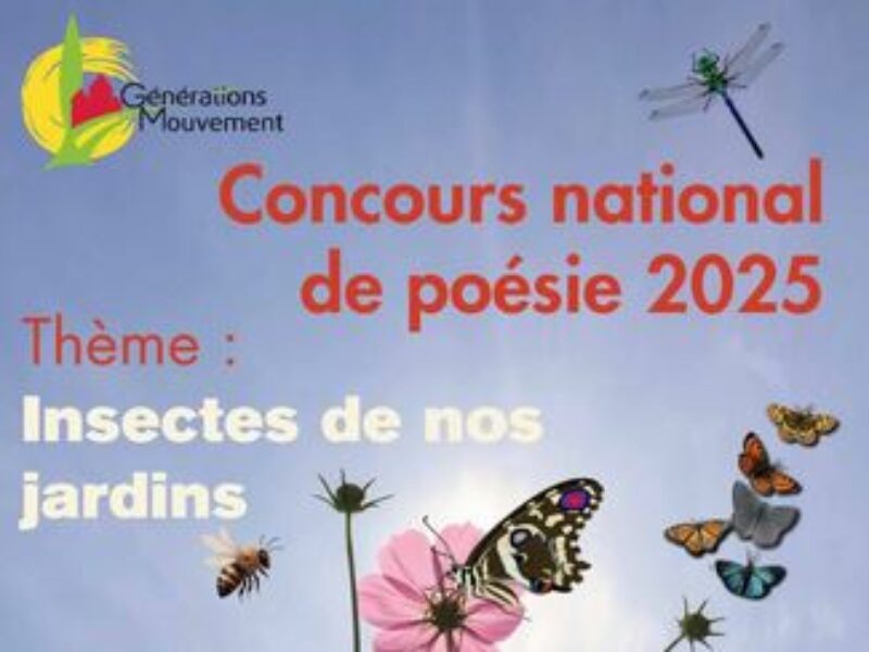 Incriptions concours de Poésie 2025